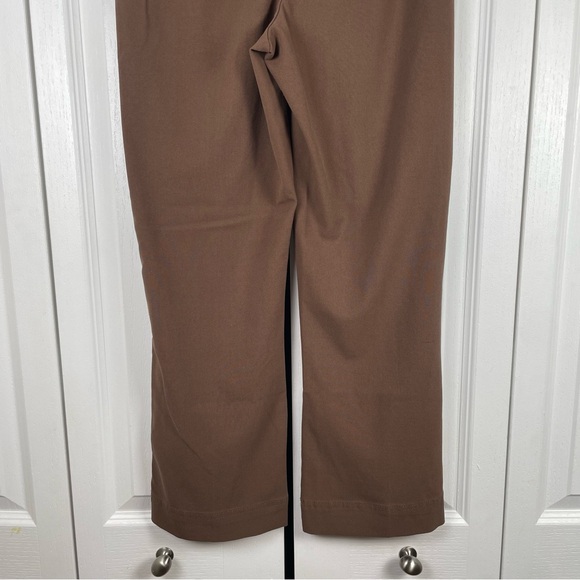 Bershka Slouchy Dad Tailored Pants Womens 4 Brown Straight Leg Career Academia - Picture 9 of 15